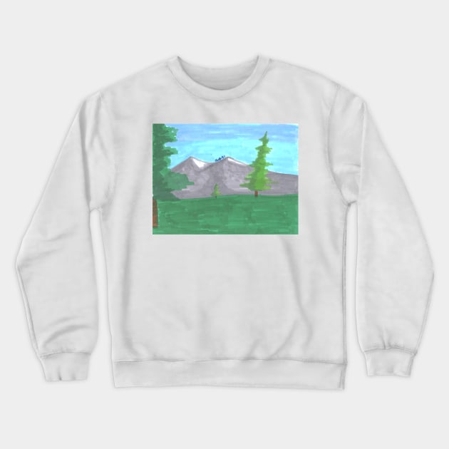 Into The Vast Wilderness Crewneck Sweatshirt by Absel123